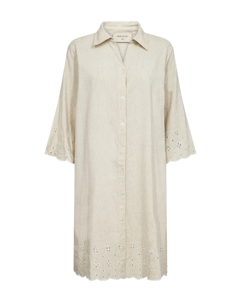 FQLINUS - KLEID - BEIGE