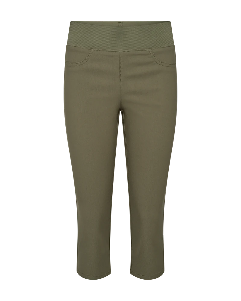 FQSHANTAL - POWER CAPRIHOSE - GRUN