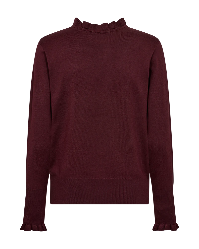FQKATIE - PULLOVER - BORDEAUX