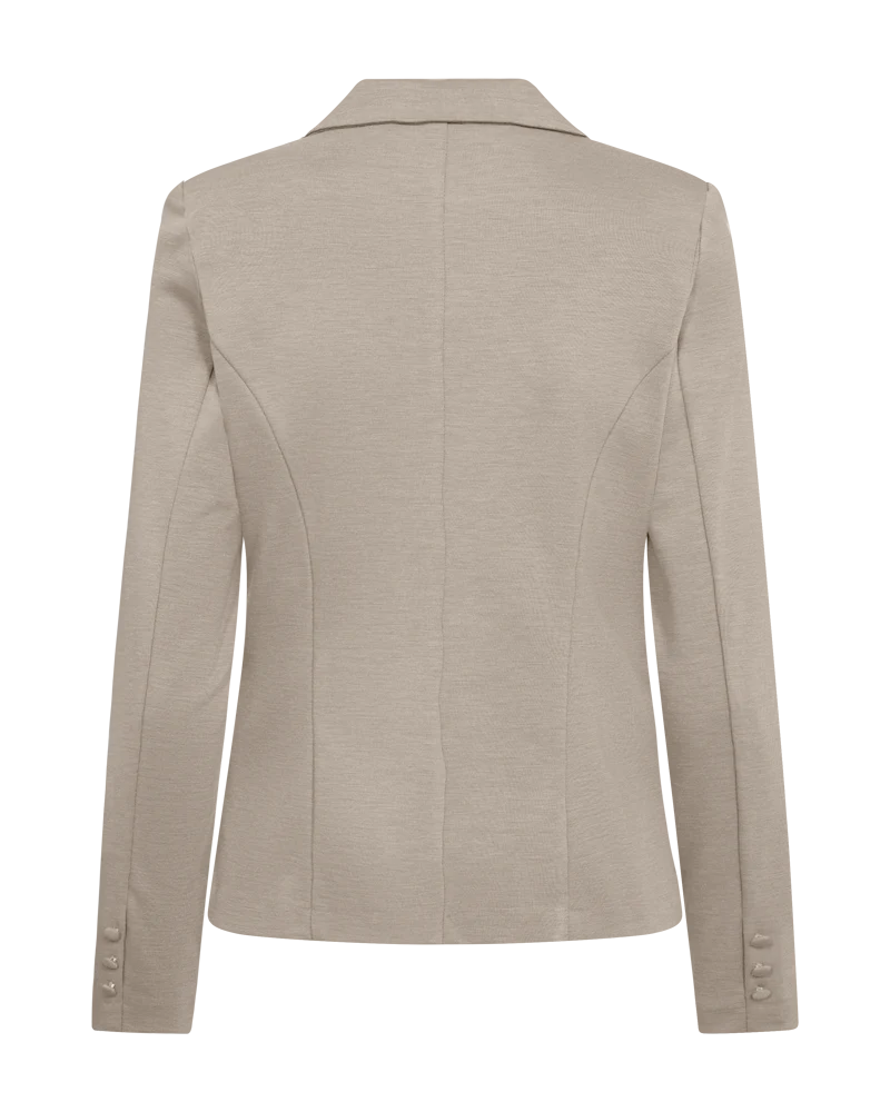 FQNANNI - FIGURBETONTER BLAZER - BRAUN