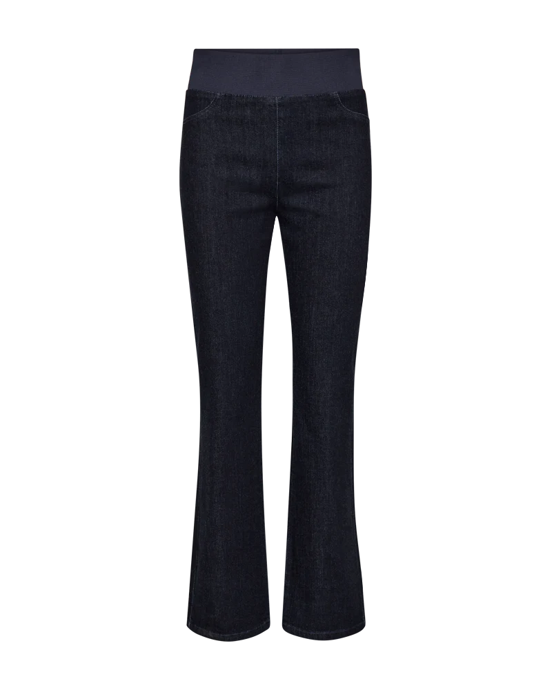 FQSHANTAL - DENIM-HOSE - DUNKELBLAU