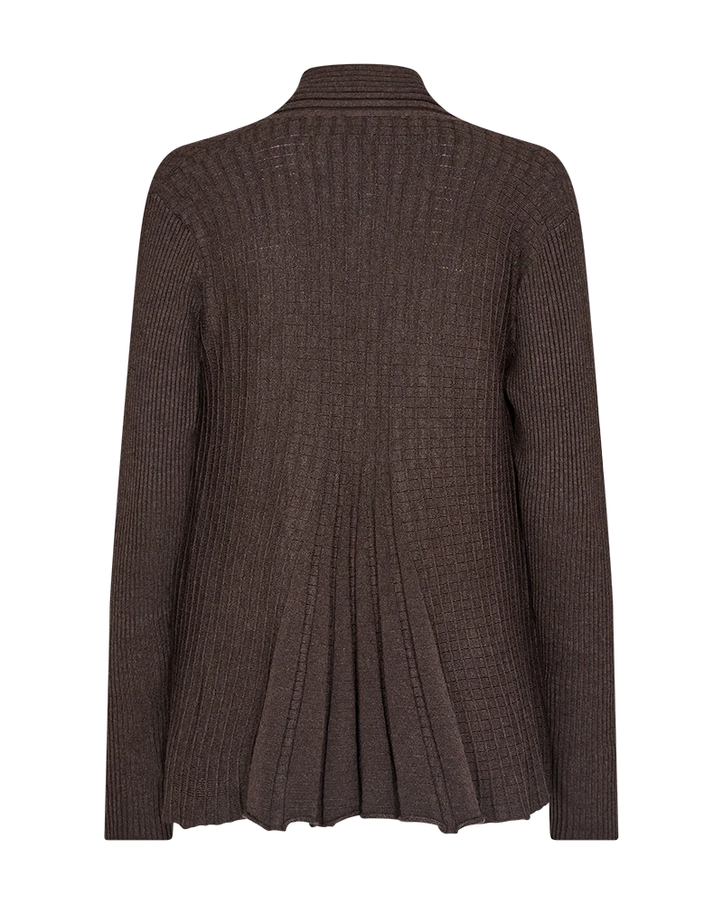 FQCLAUDISSE - CARDIGAN - BRAUN