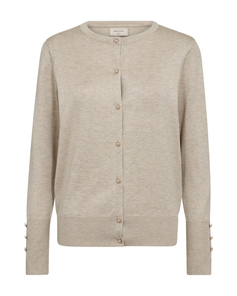 FQKATIE - CARDIGAN - BEIGE