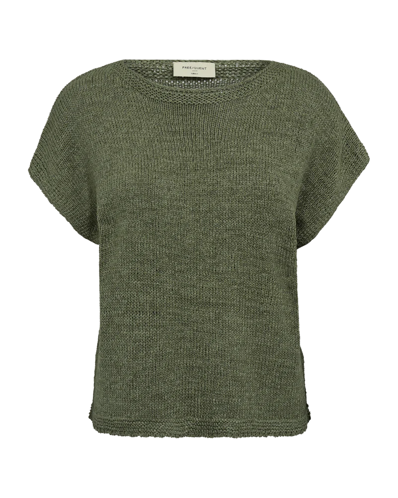 FQTAPPER - GESTRICKTER PULLOVER - GRÜN