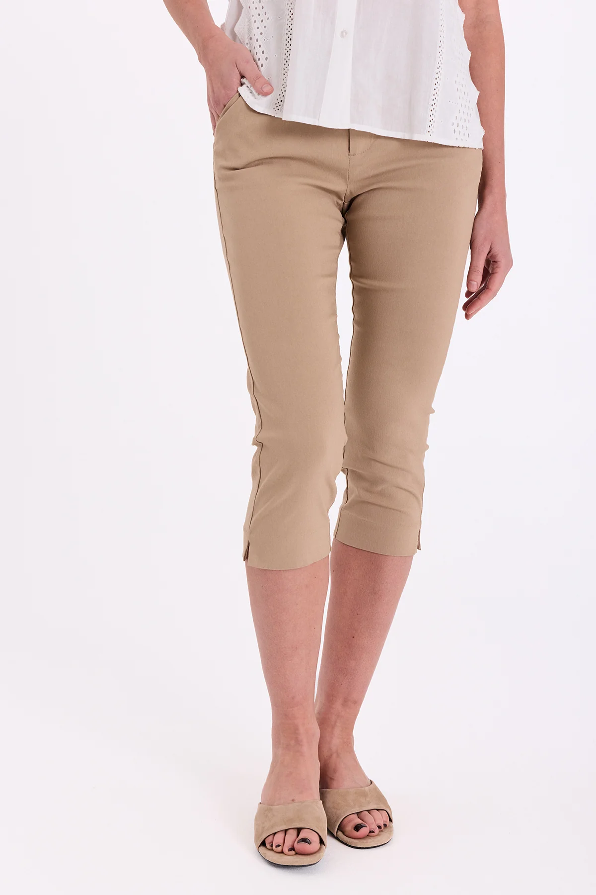 FQSOLVEJ - CAPRIHOSE - BEIGE