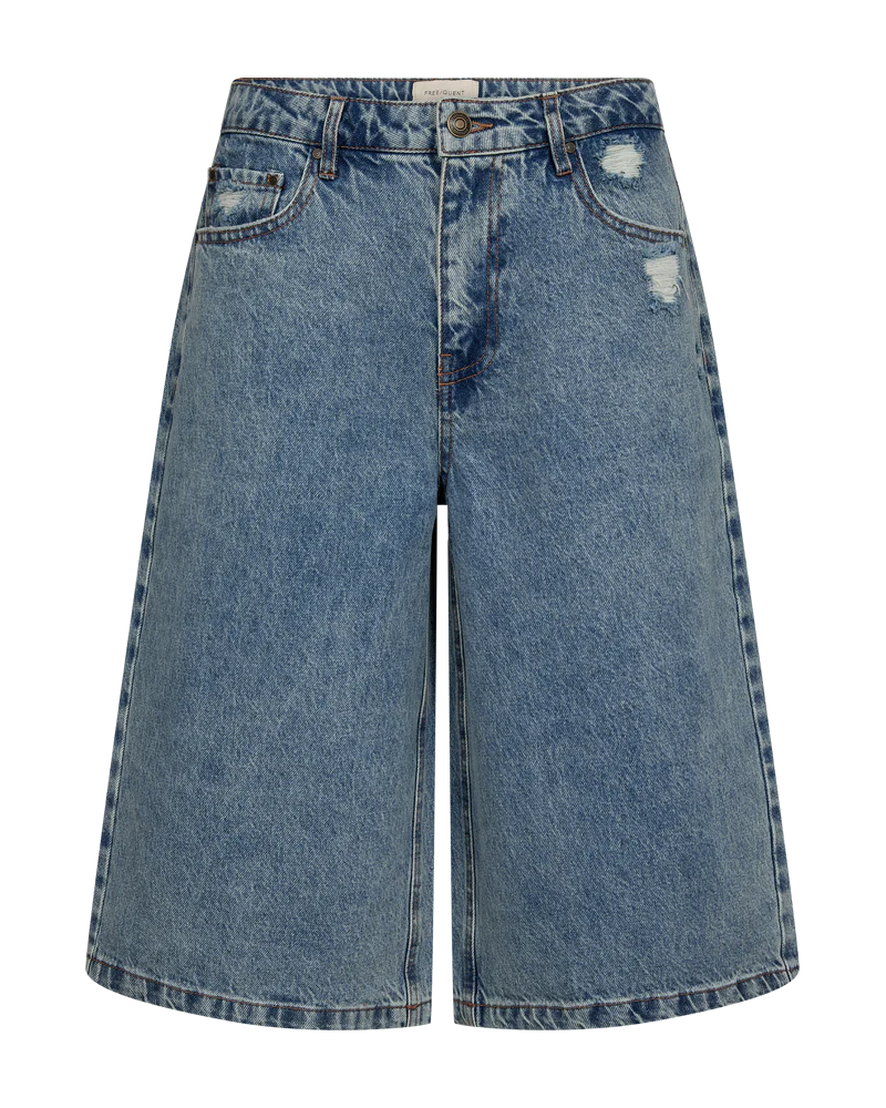FQKALIA - DENIMSHORTS - BLAU