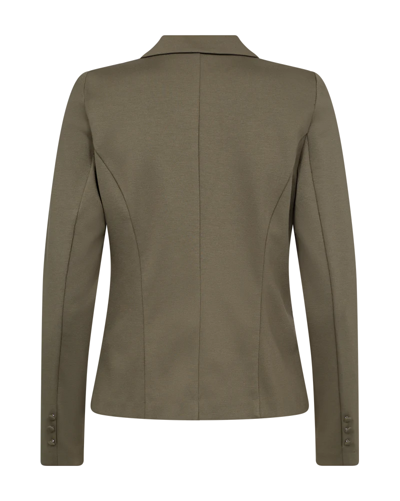 FQNANNI - FIGURBETONTER BLAZER - GRUN