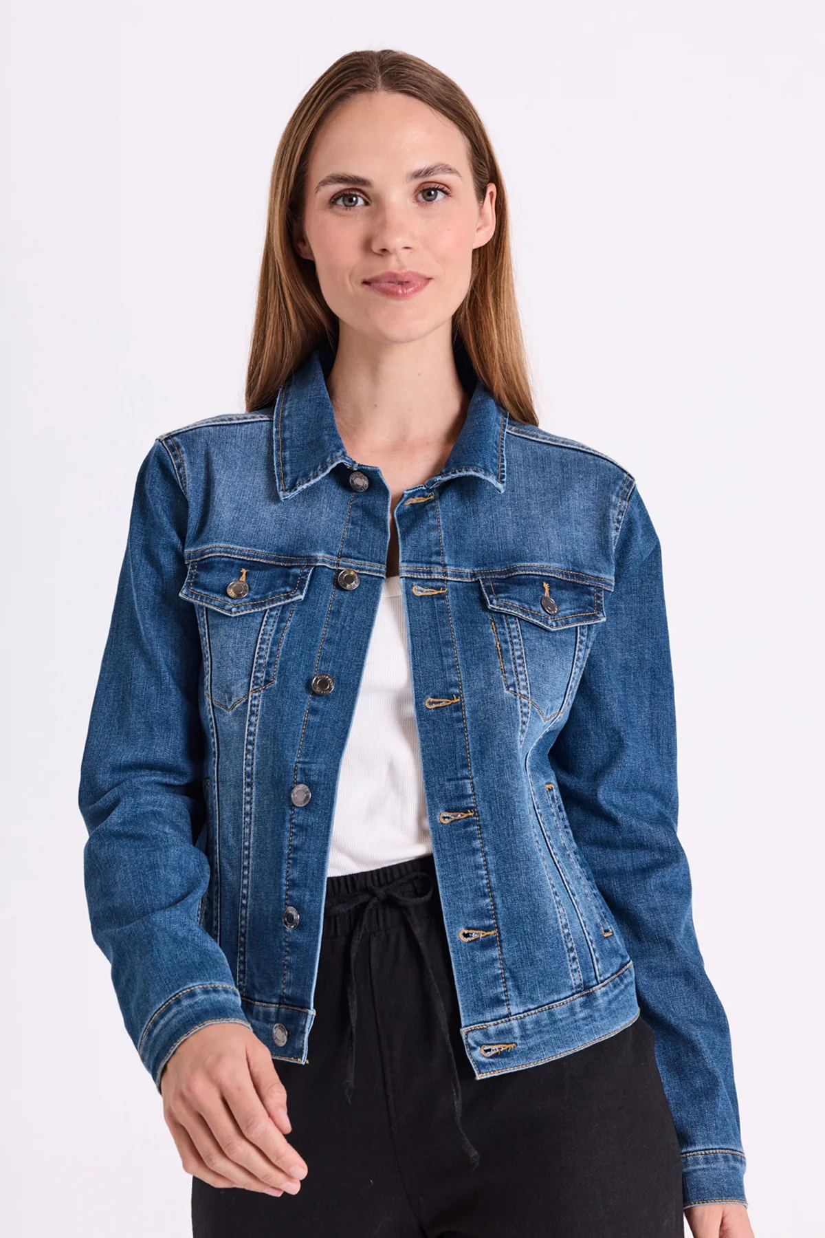 FQROCK - DENIMJACKE - BLAU