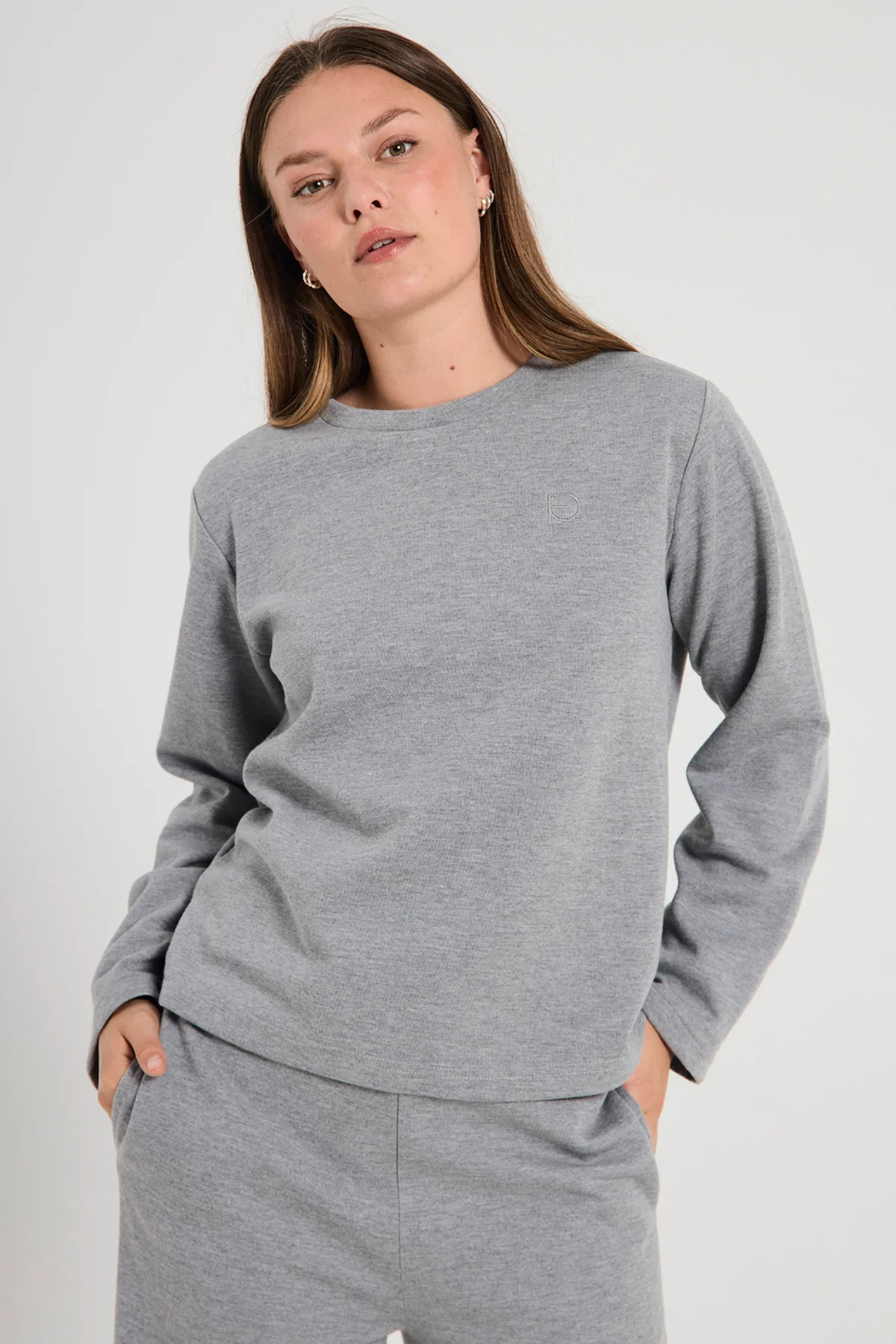 FQEMBER – PULLOVER - GRAU