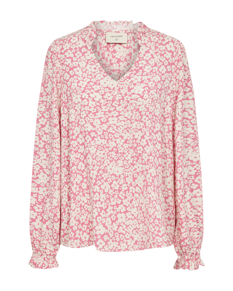 FQADNEY - BLUSE - ROSA UND BEIGE
