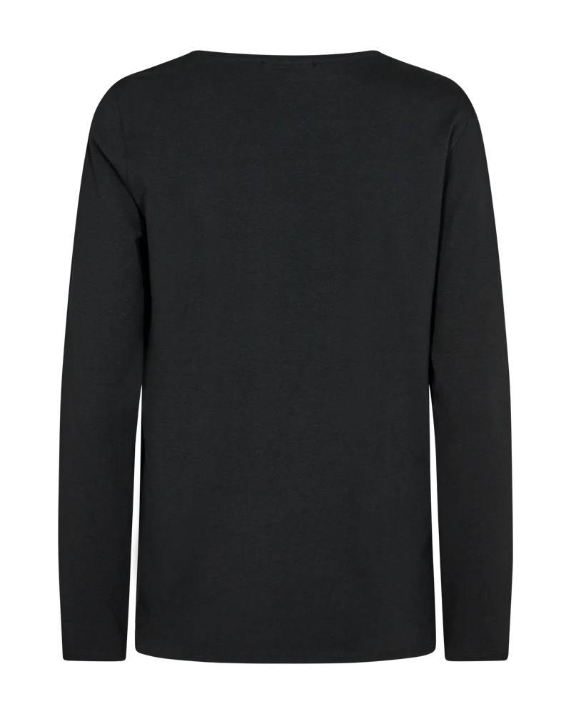 FQFENJA - LANGÄRMLIGES T-SHIRT - SCHWARZ