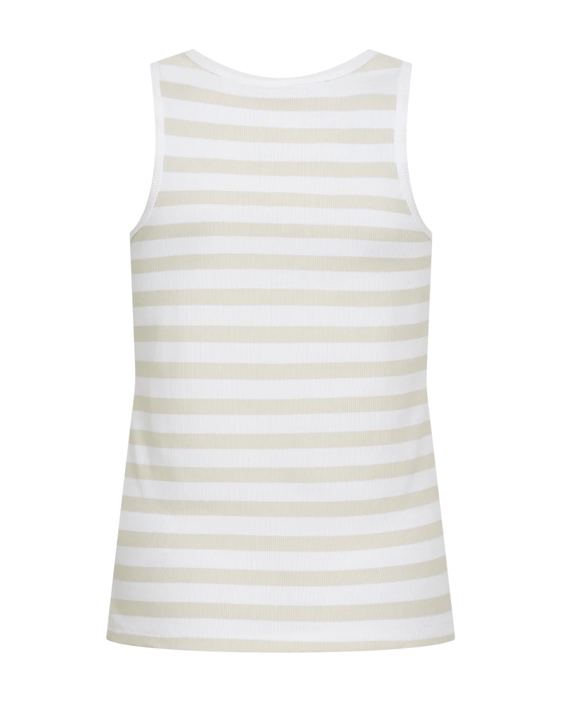 FQEFFY - TOP - WEISS UND BEIGE