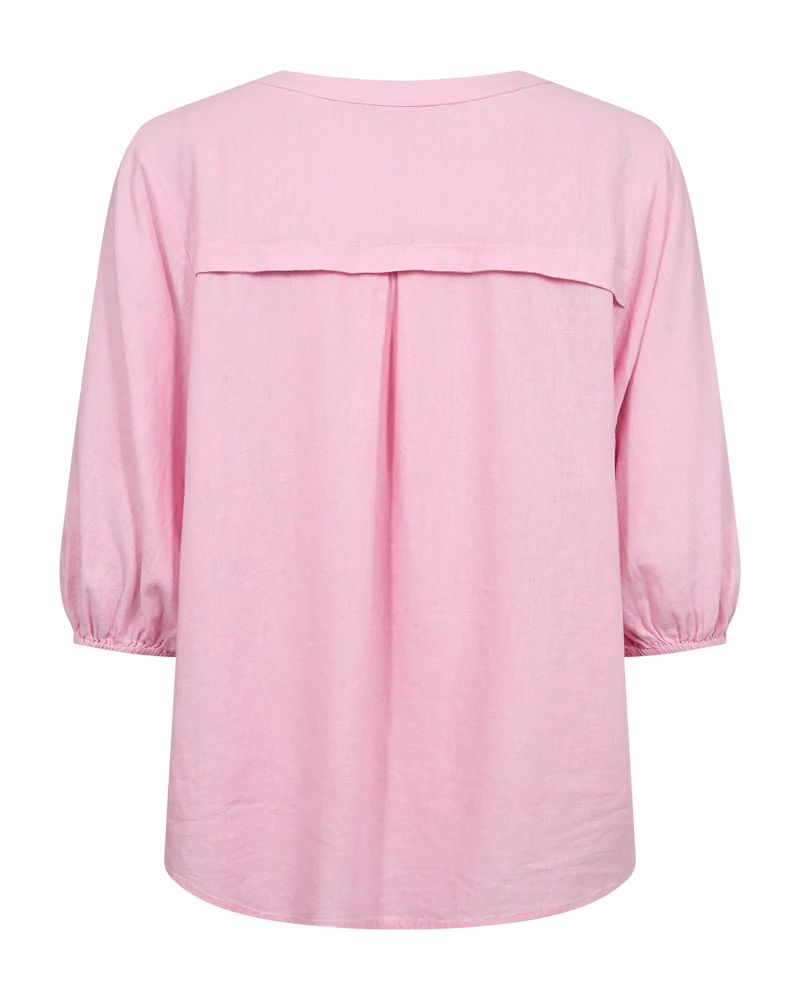 FQLAVA – LEINENBLUSE - ROSA