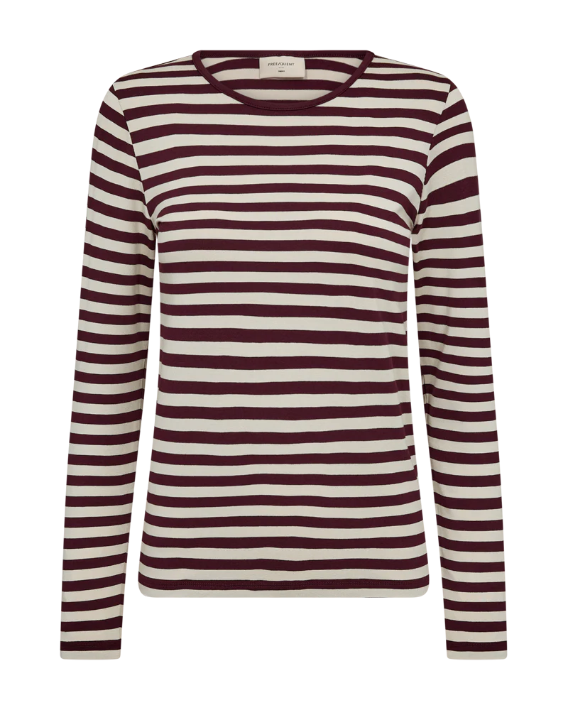 FQLIANA – LANGÄRMLIGES T-SHIRT - BORDEAUX