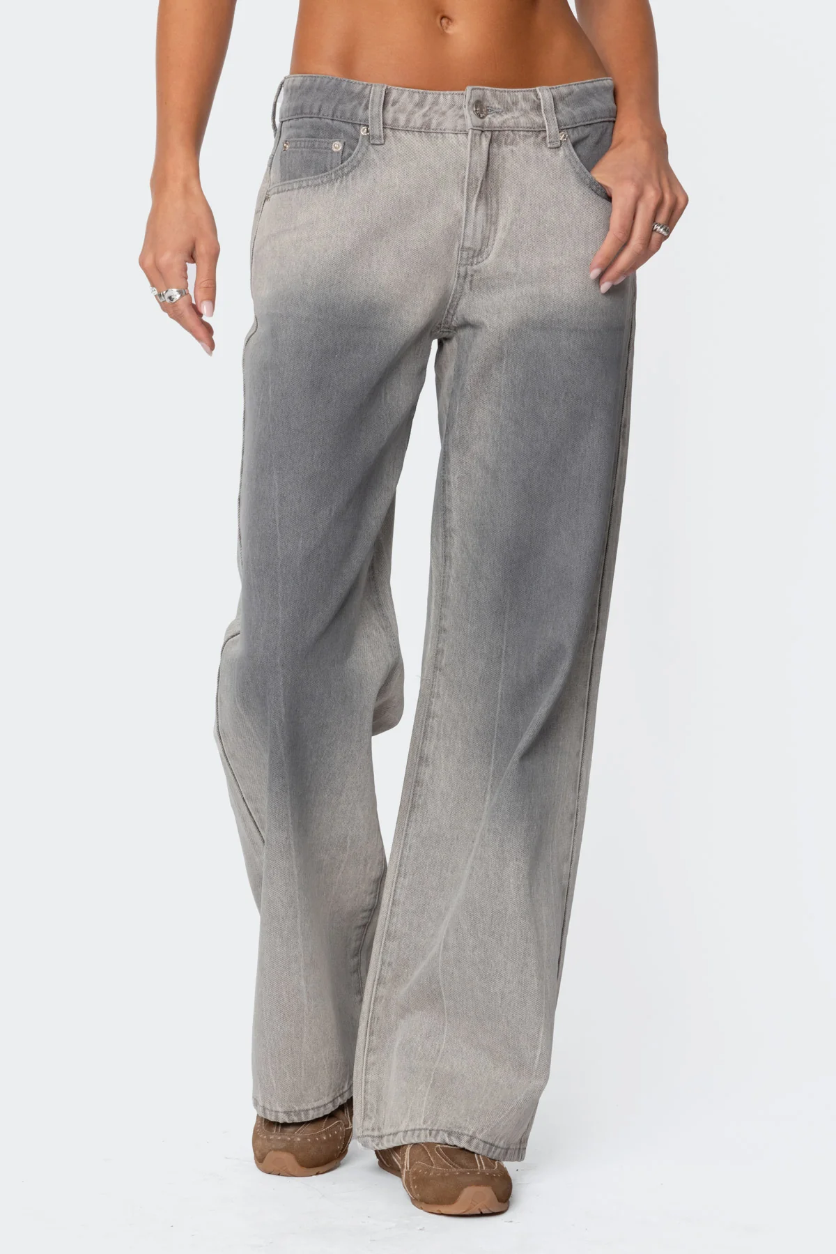 Joe Washed Low Rise Baggy Jeans