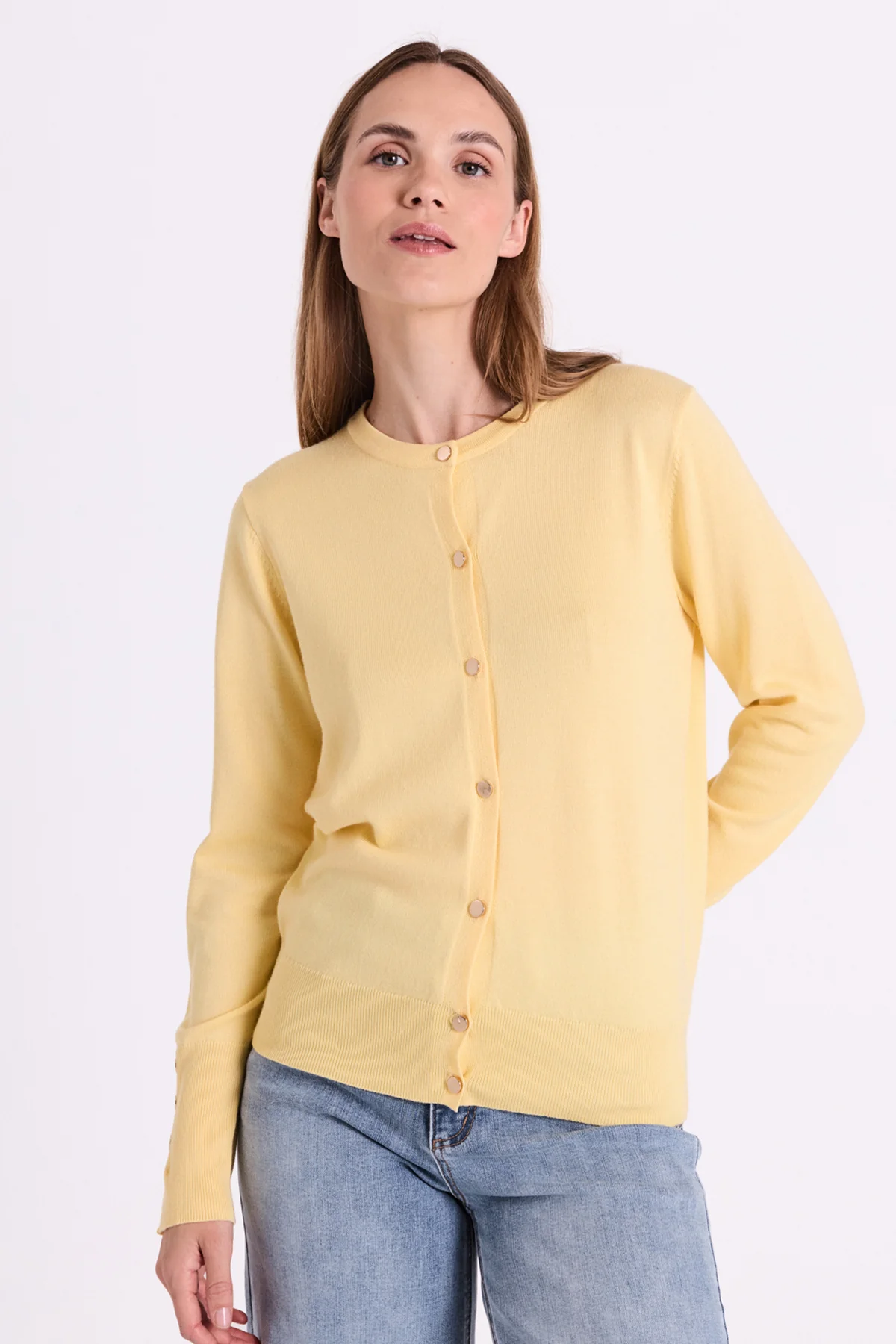 FQKATIE - CARDIGAN - GELB