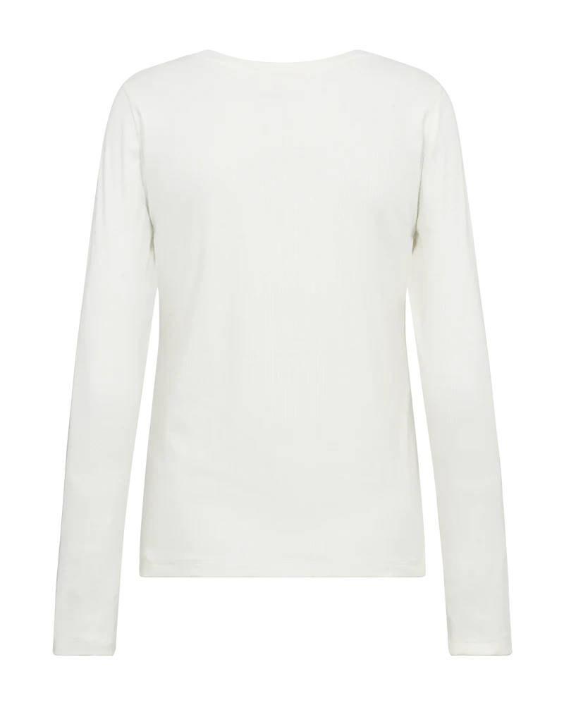 FQEVELYN – LANGARM-T-SHIRT - WEISS