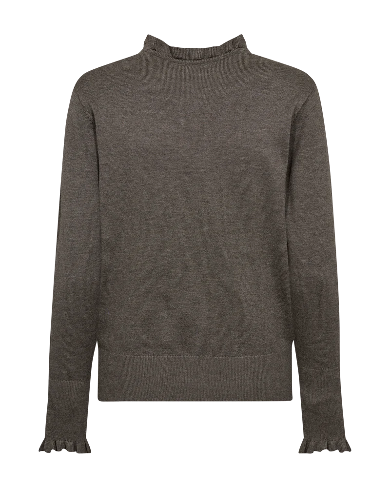 FQKATIE - PULLOVER - BRAUN