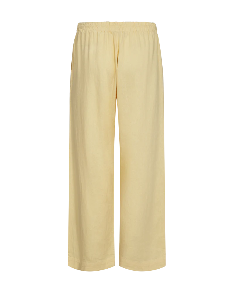 FQLAVA - KNÖCHELHOSE MIT LEINEN - GELB