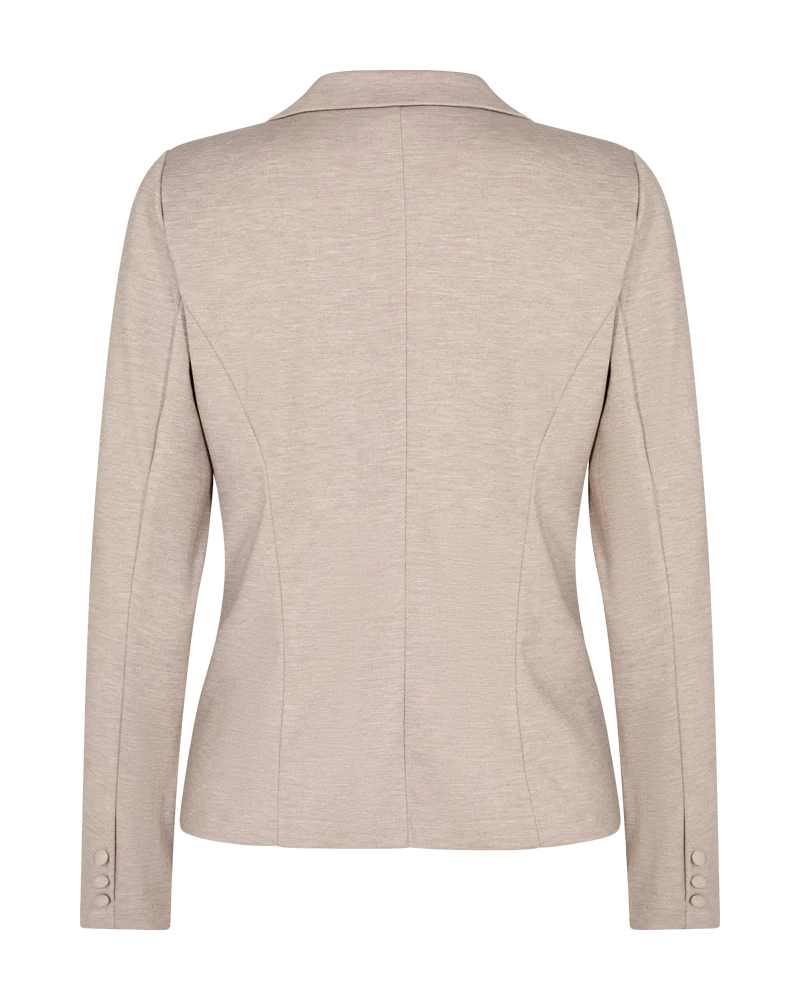 FQNANNI - FIGURBETONTER BLAZER - BEIGE