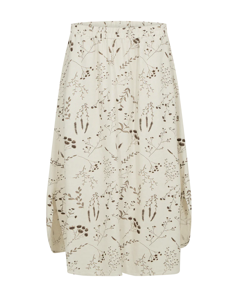 FQLALUNA - ROCK MIT BLUMENPRINT - BEIGE
