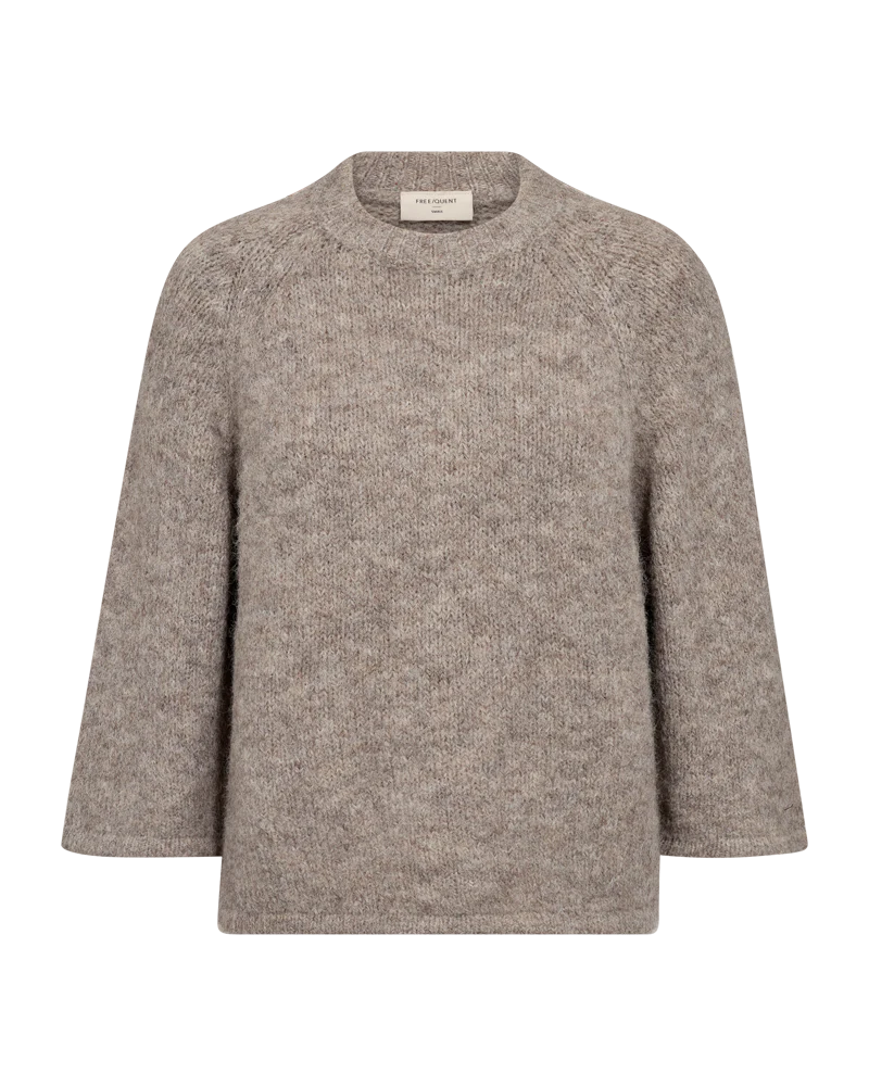 FQGRSLULU - PULLOVER - HELLBRAUN MELANGE