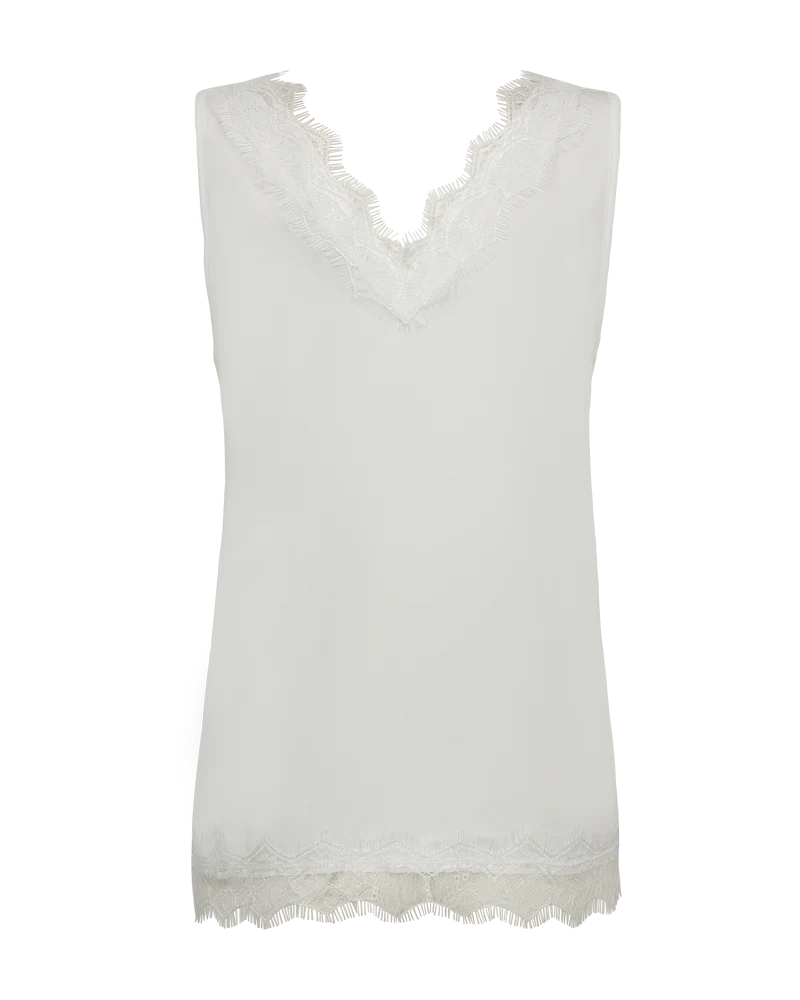 FQBICCO - SPITZENTOP - WEISS