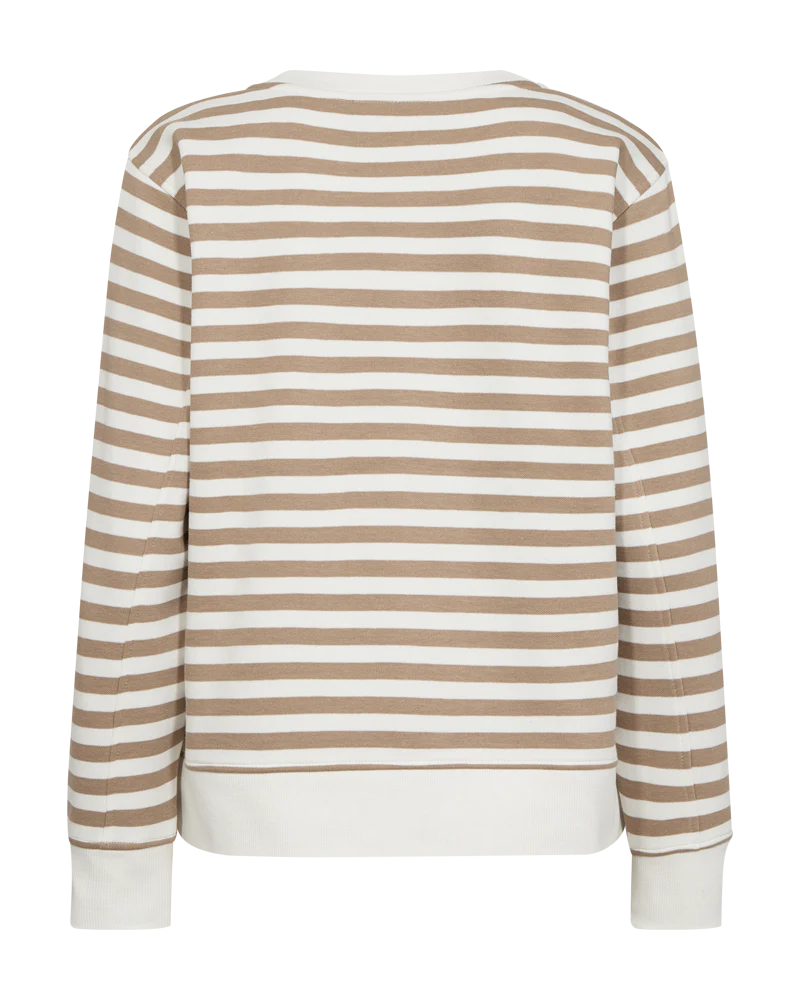 FQFIFFI - PULLOVER - WEISS UND SAND