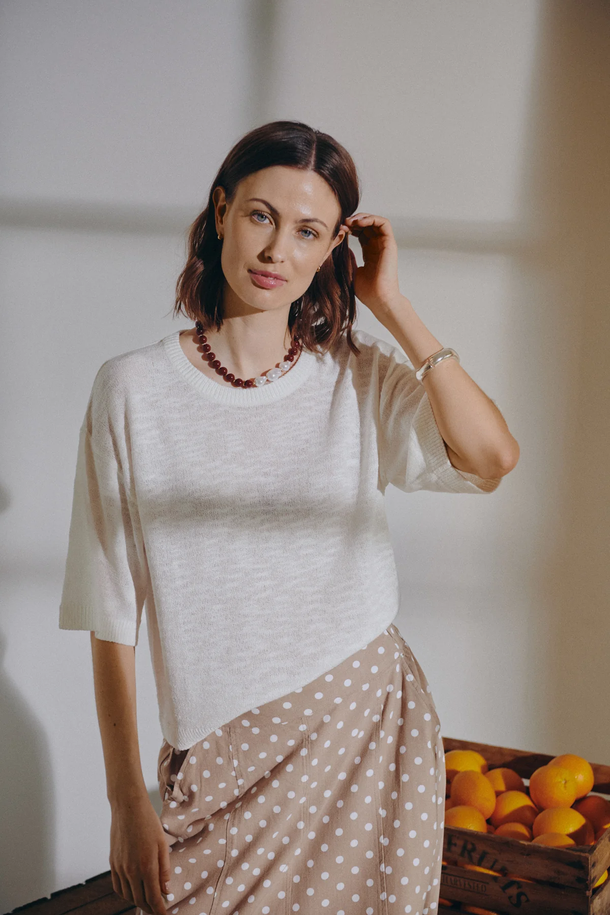 FQVICKI - PULLOVER - WEISS