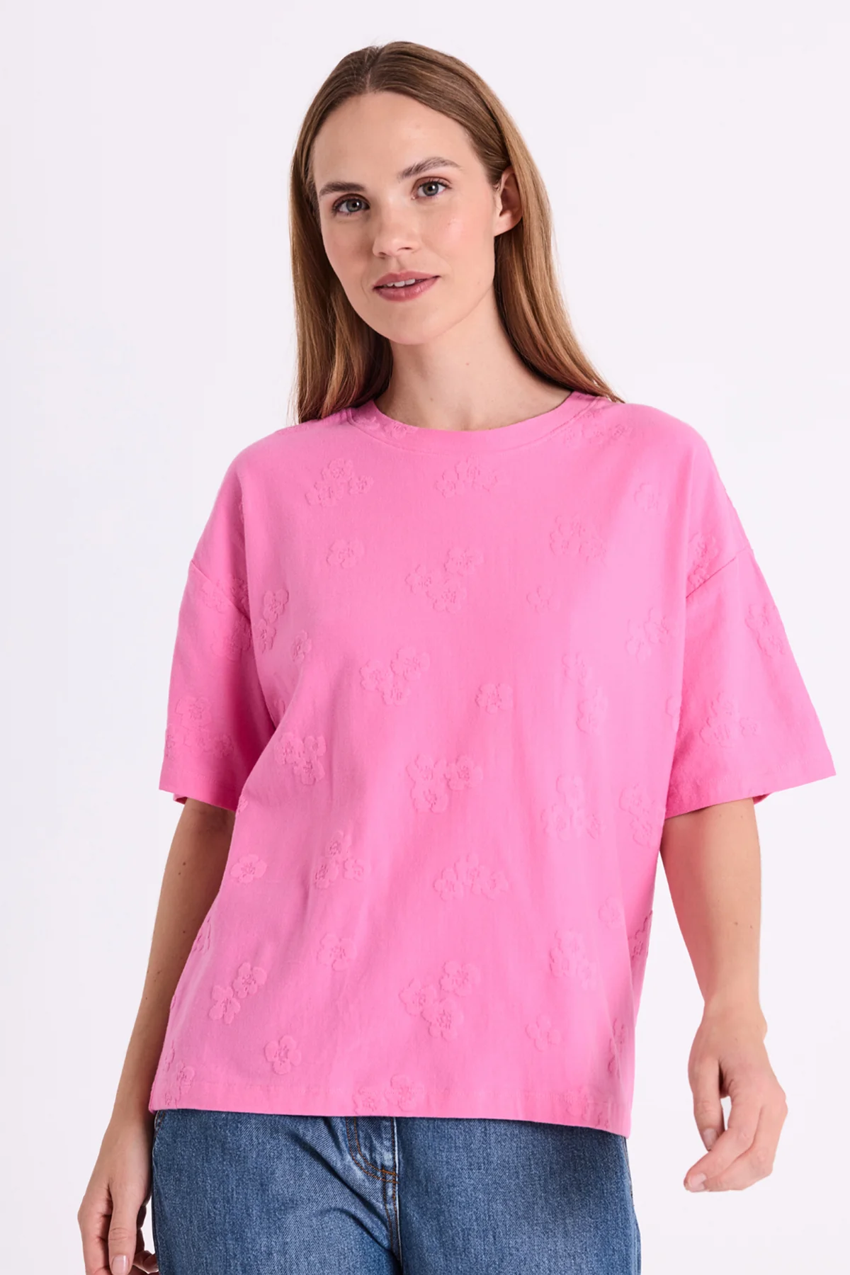 FQZIPREA - T-SHIRT - ROSA
