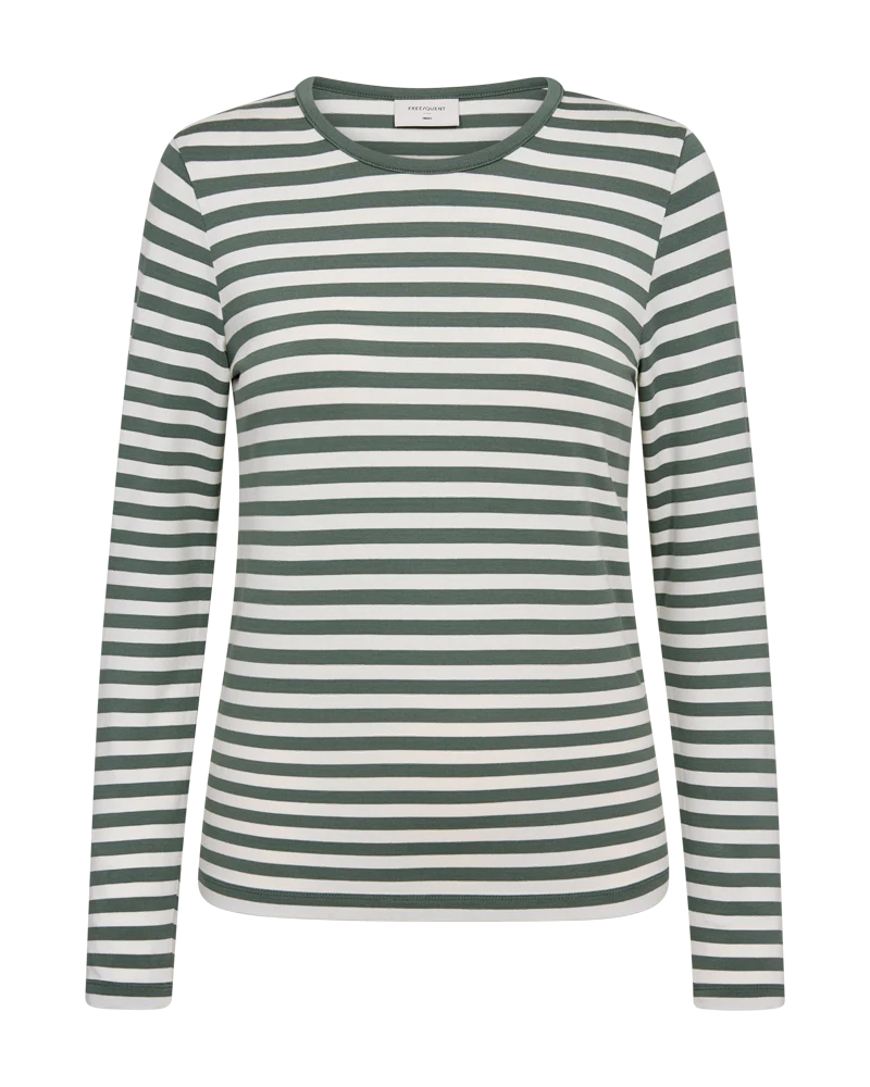 FQLIANA - LANGÄRMLIGES T-SHIRT - DUNKELGRÜN