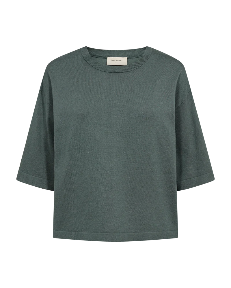 FQCONNY – FEINSTRICK-PULLOVER - GRÜN