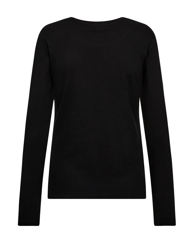 FQEVELYN – LANGARM-T-SHIRT - SCHWARZ