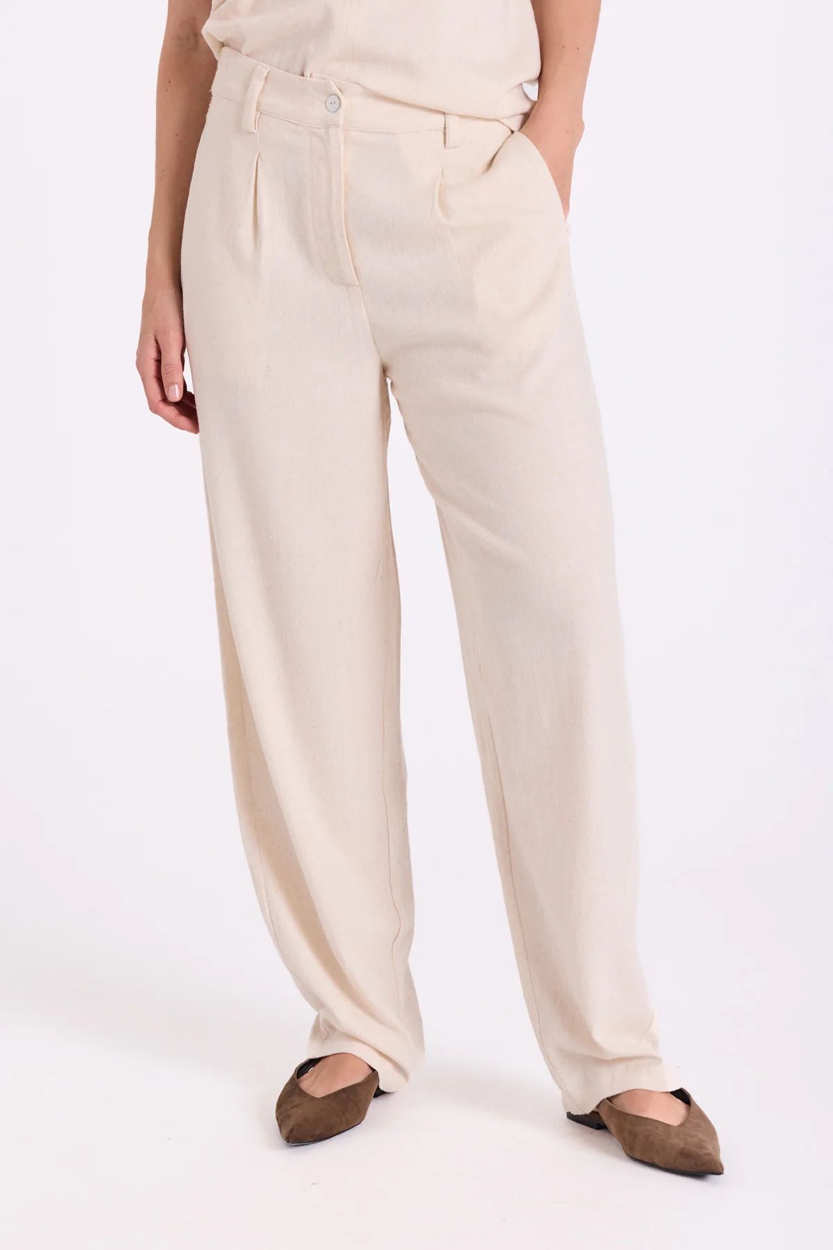 FQLANEY - HOSE - BEIGE