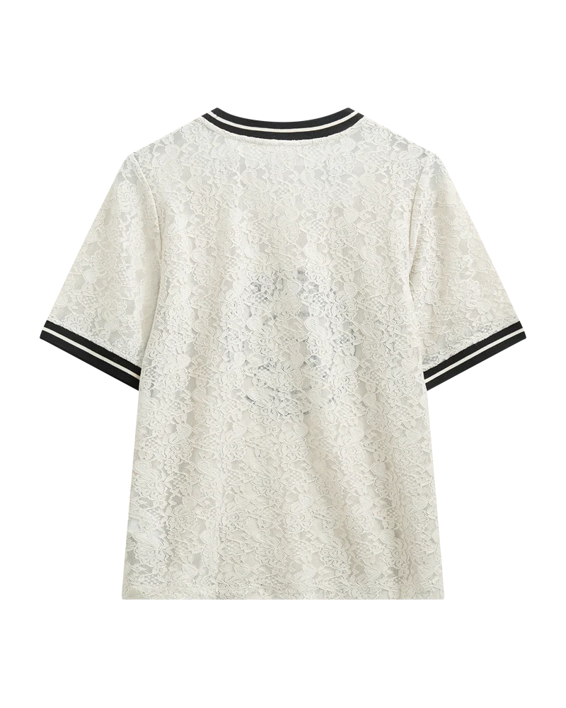 FQEICO - T-SHIRT - BEIGE