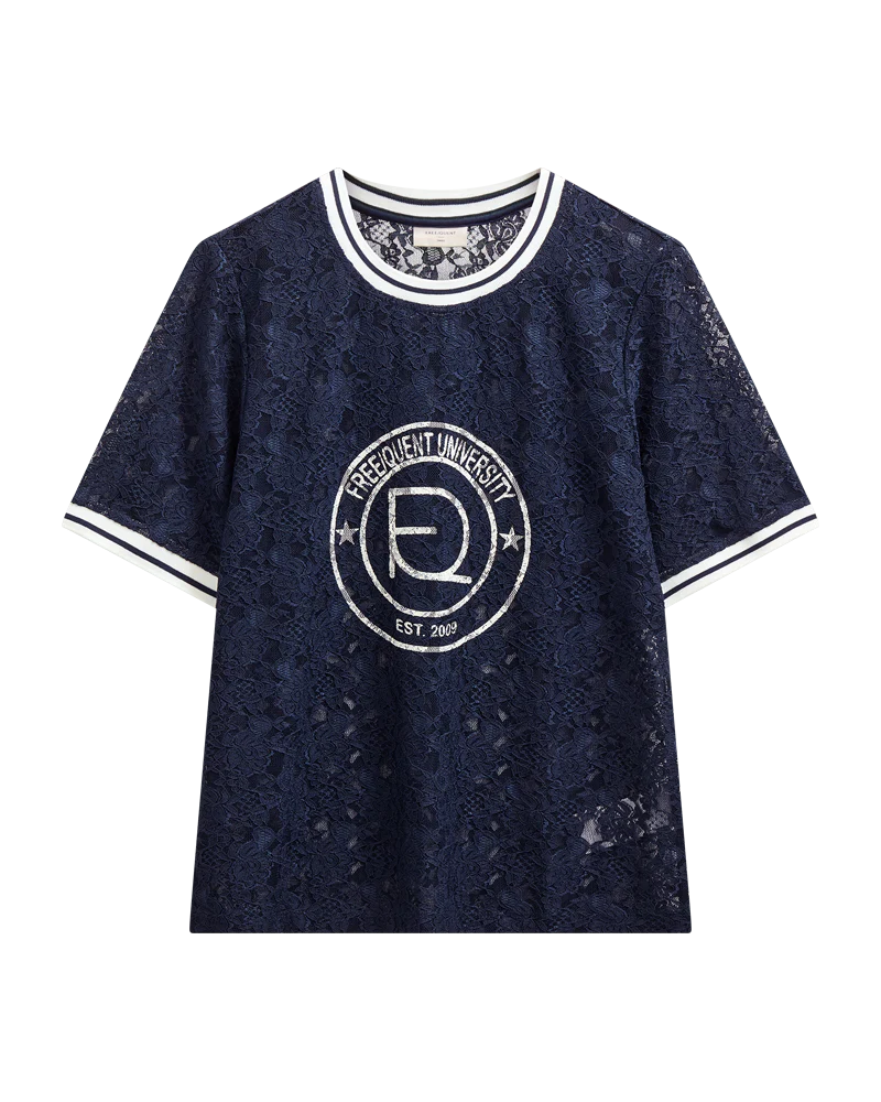 FQEICO - T-SHIRT - BLAU