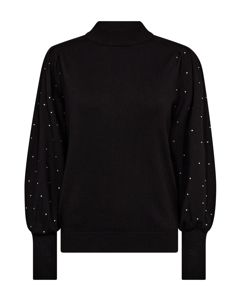 FQDOTKA - PULLOVER - SCHWARZ