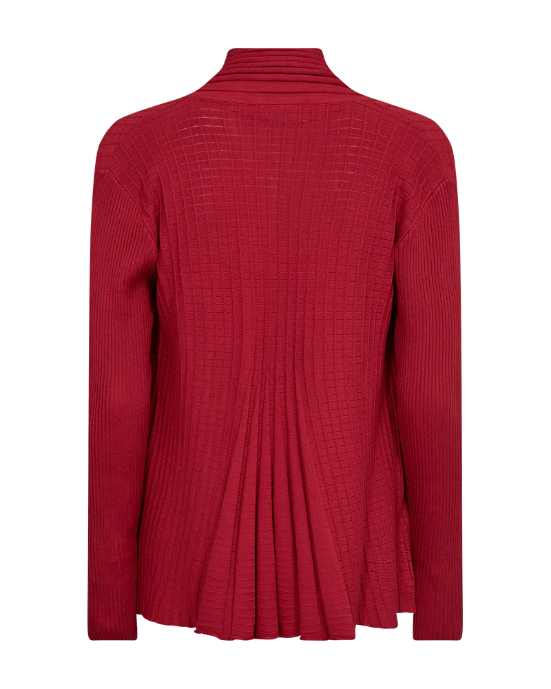 FQCLAUDISSE - CARDIGAN - ROT