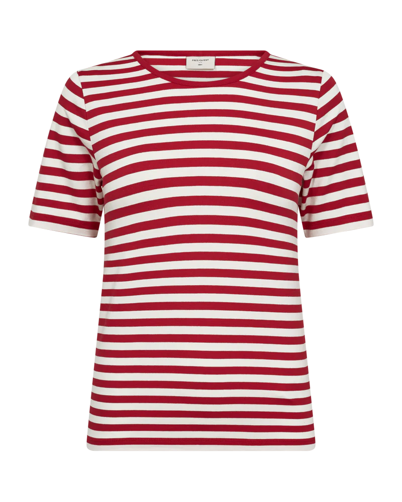 FQLIANA - T-SHIRT - WEISS UND ROT