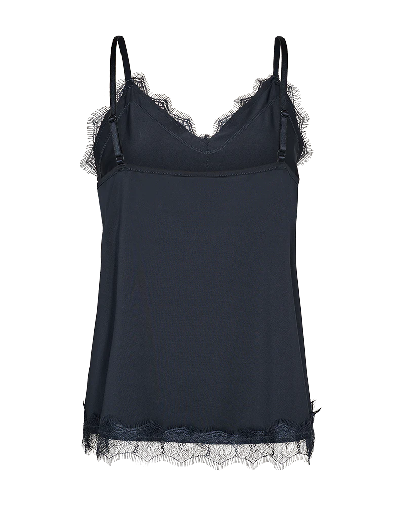 FQBICCO - SPITZENTOP - BLAU