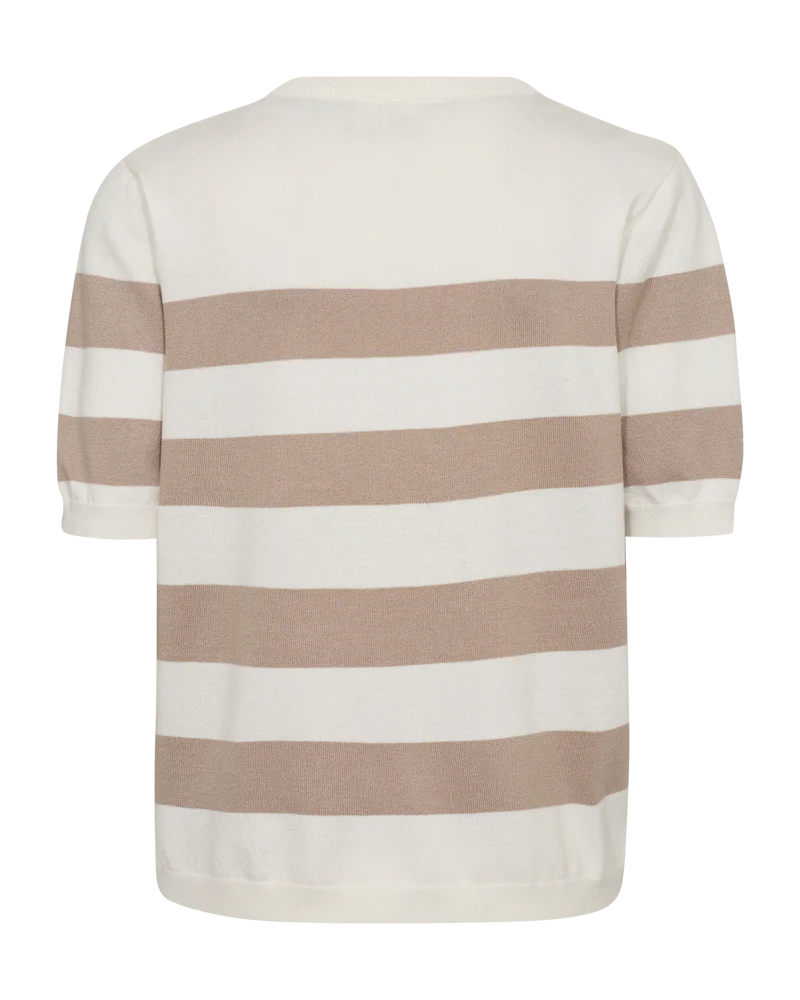 FQPIXIE - PULLOVER - WEISS UND BRAUN