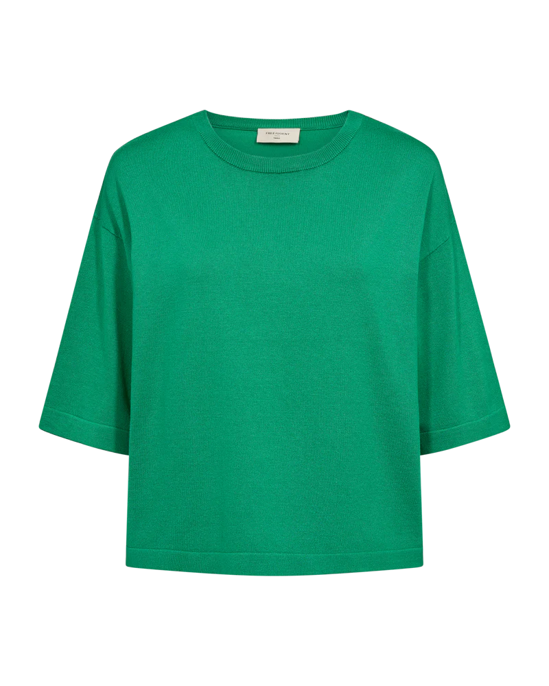 FQCONNY – FEINSTRICK-PULLOVER - GRÜN