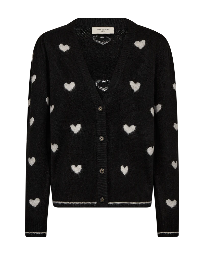 FQFAITH - CARDIGAN - SCHWARZ UND WEISS