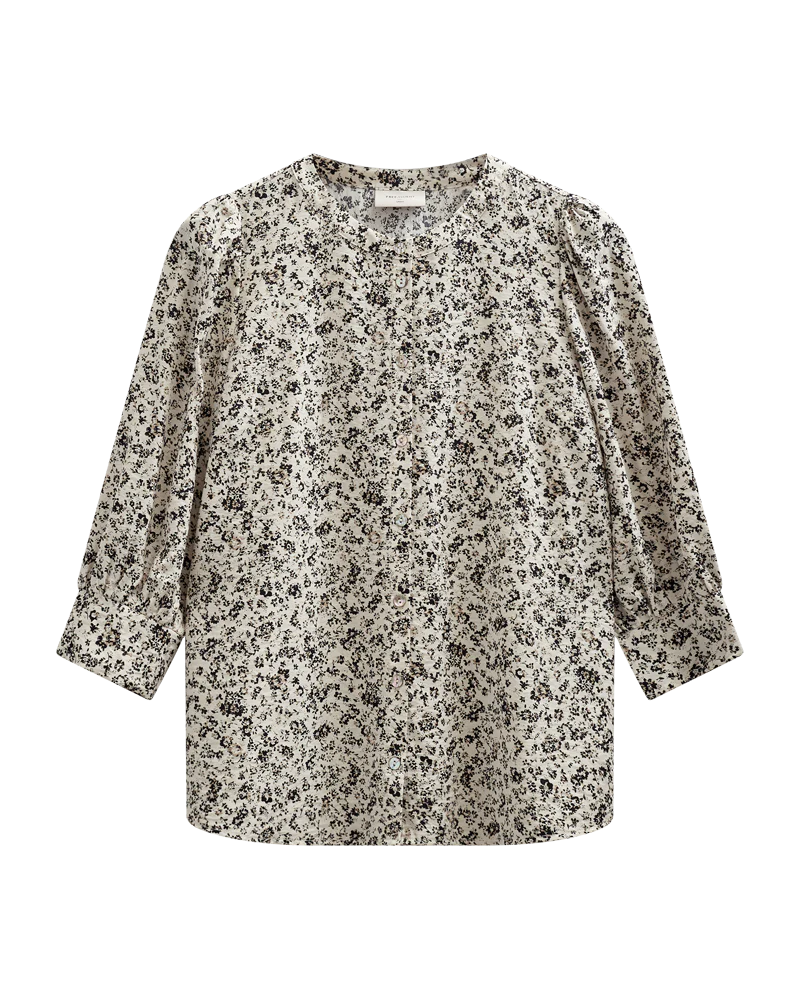 FQMOLLI - HEMD - BEIGE UND SCHWARZ