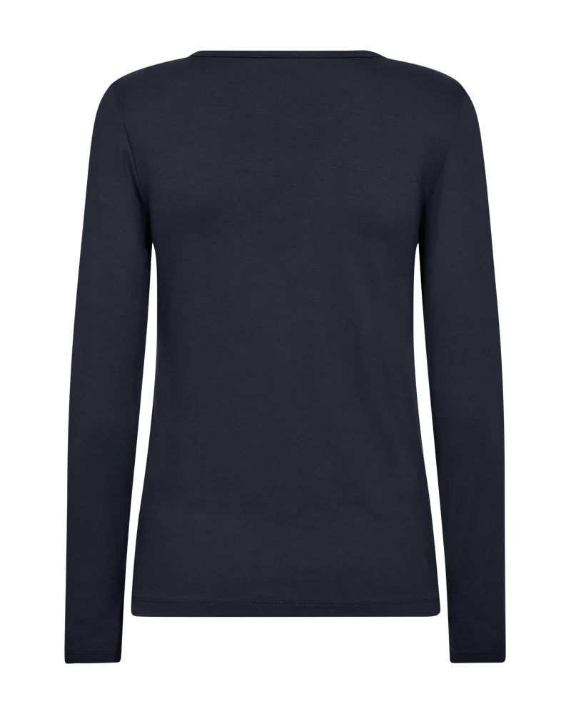 FQLIANA – LANGÄRMLIGES T-SHIRT - BLAU