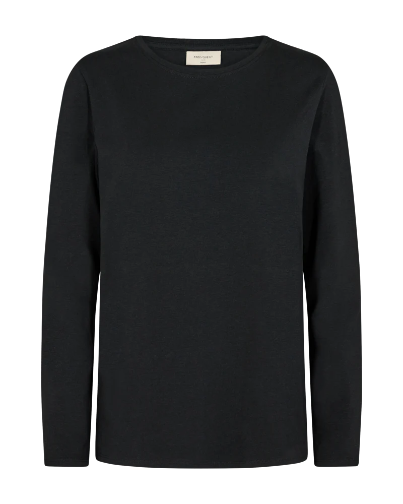 FQFENJA - LANGÄRMLIGES T-SHIRT - SCHWARZ