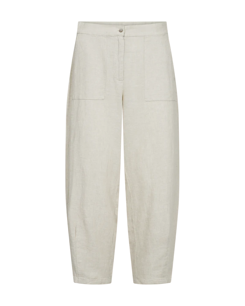 FQLAVA - LEINENHOSE - BEIGE