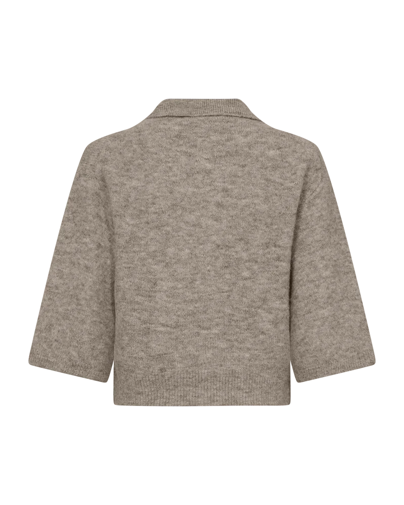 FQSAMMIE - CARDIGAN - HELLBRAUN MELANGE