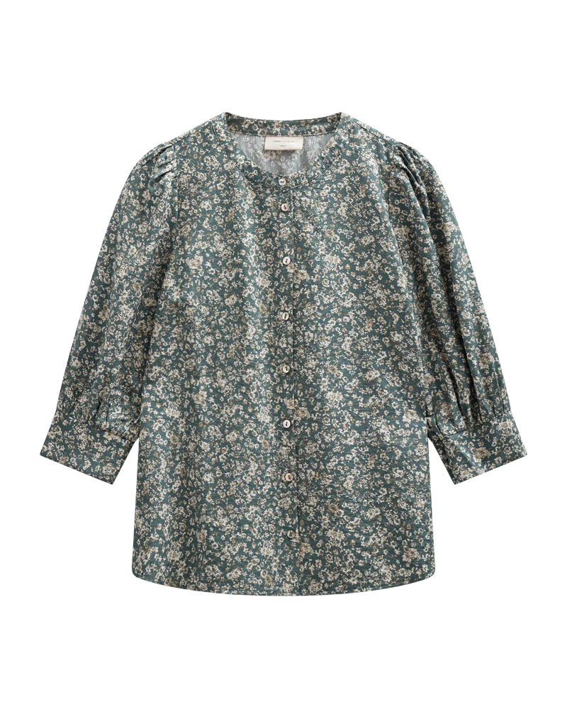 FQMOLLI - HEMD - GRÜN UND BEIGE