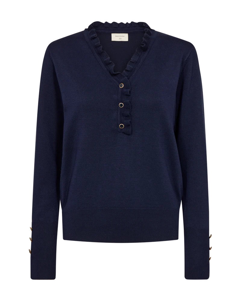 FQKATIE - PULLOVER - BLAU